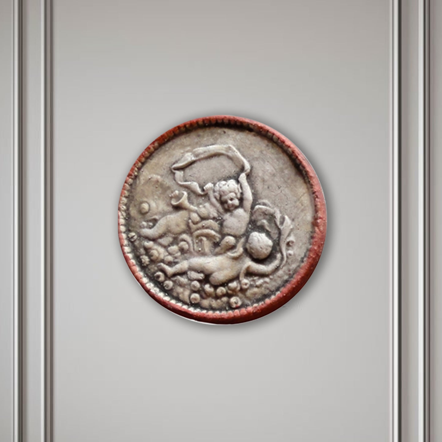 Amoretti Playing in the Clouds - Terracotta