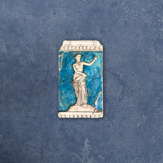 Venere, scultura in ceramica dipinta