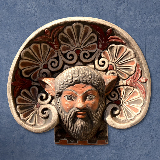 Antefissa con testa di Sileno, da Pyrgi