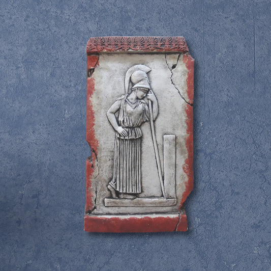 Atena Pensosa, scultura in terracotta