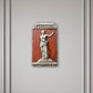 Venere, scultura in terrecotta dipinta in rosso