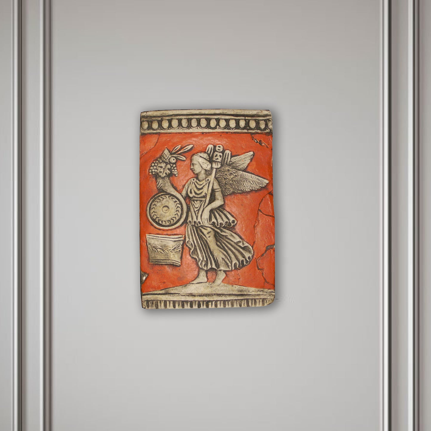 Fortuna Romana, bassorilievo in terracotta dipinta
