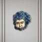 Aeolus, God of the Winds, Painted Sculpture in Ceramic