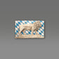 Big Bavarian lion, painted with glazes