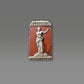 Venere, scultura in terrecotta dipinta in rosso