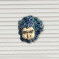 Aeolus, God of the Winds, Painted Sculpture in Ceramic