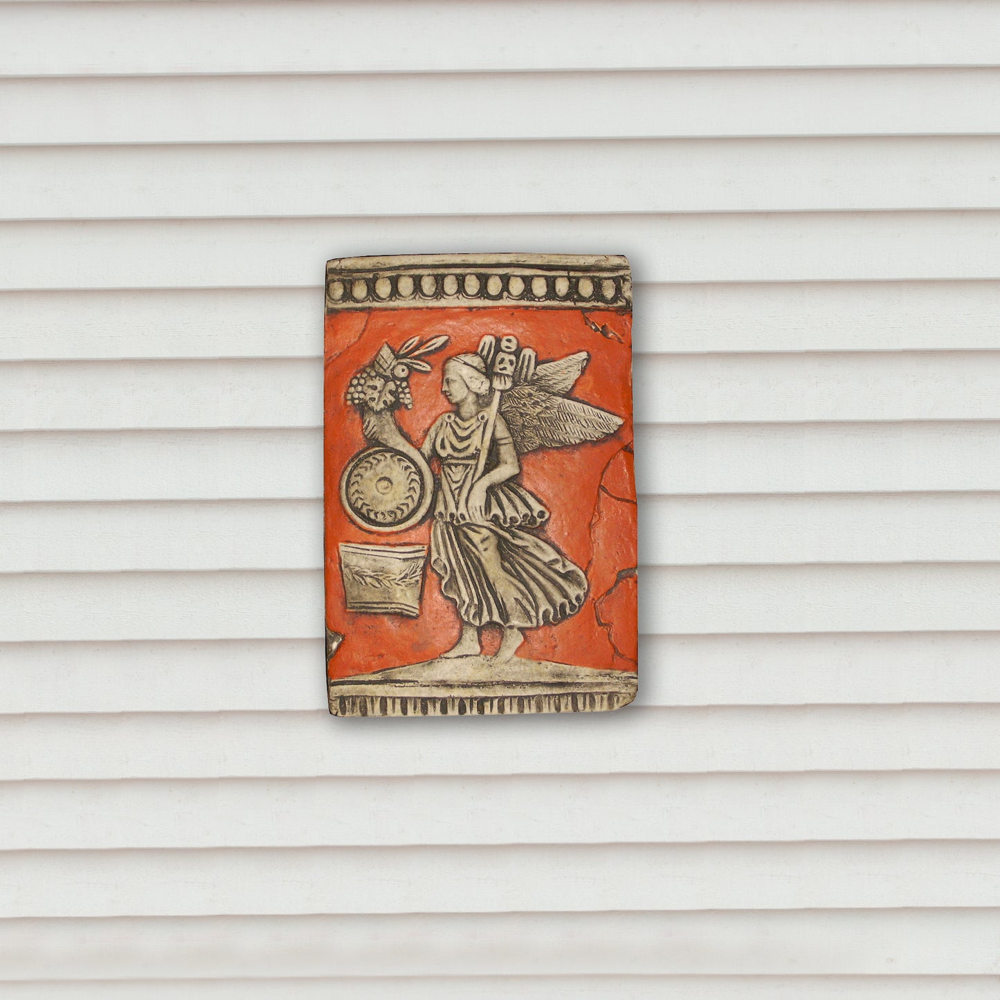 Fortuna Romana, bassorilievo in terracotta dipinta