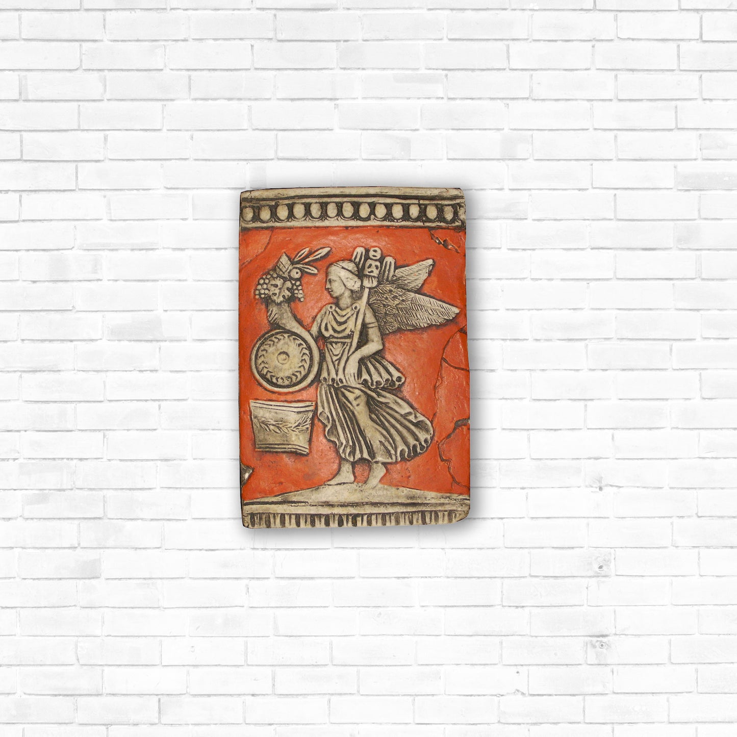 Fortuna Romana, bassorilievo in terracotta dipinta