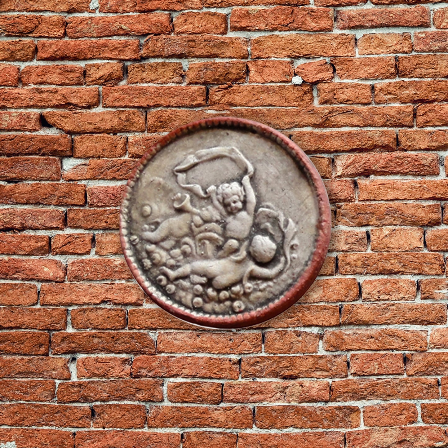 Amoretti Playing in the Clouds - Terracotta