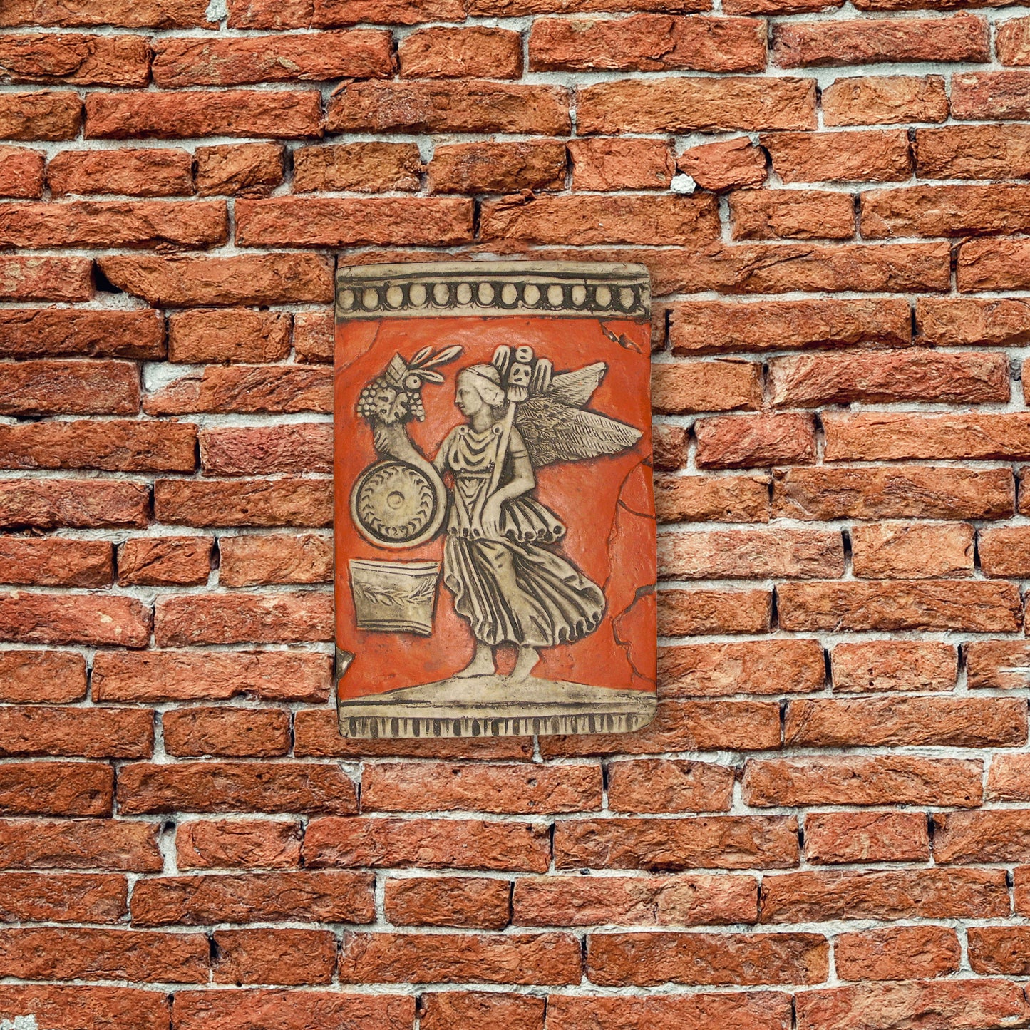 Fortuna Romana, bassorilievo in terracotta dipinta