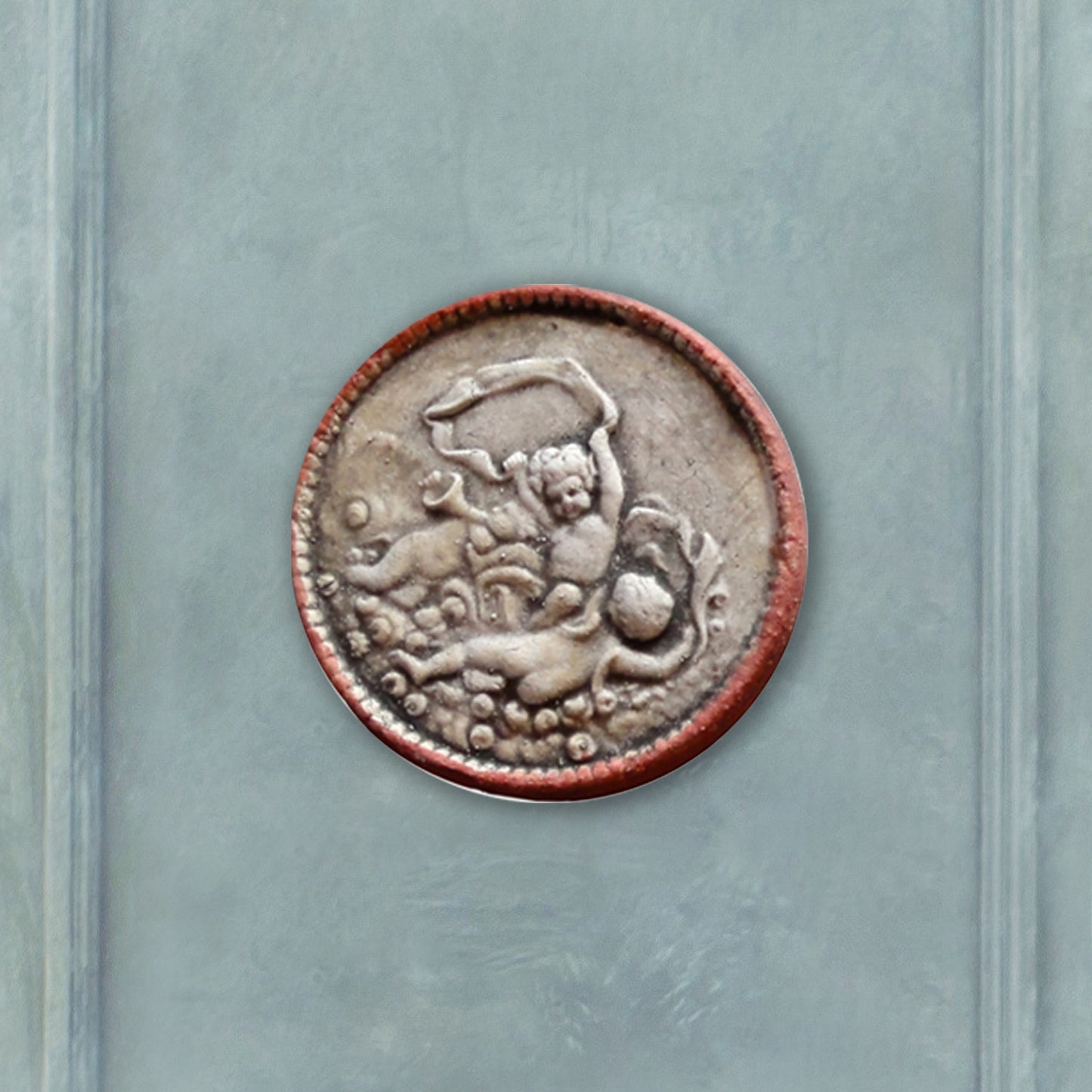 Amoretti Playing in the Clouds - Terracotta