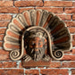 Antefix with Silenus, Painted sculpture