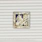 Il Leone di San Marco - Scultura in ceramica dipinta con dorature