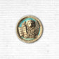 St. Mark's Winged Lion, Painted Sculpture in Ceramic