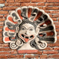 Antefix with Gorgo's Head, Painted Sculpture