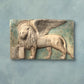 Il Leone di San Marco, rilievo in ceramica dipinto a smalto