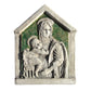 Madonna del Latte - Scultura in ceramica dipinta a smalto