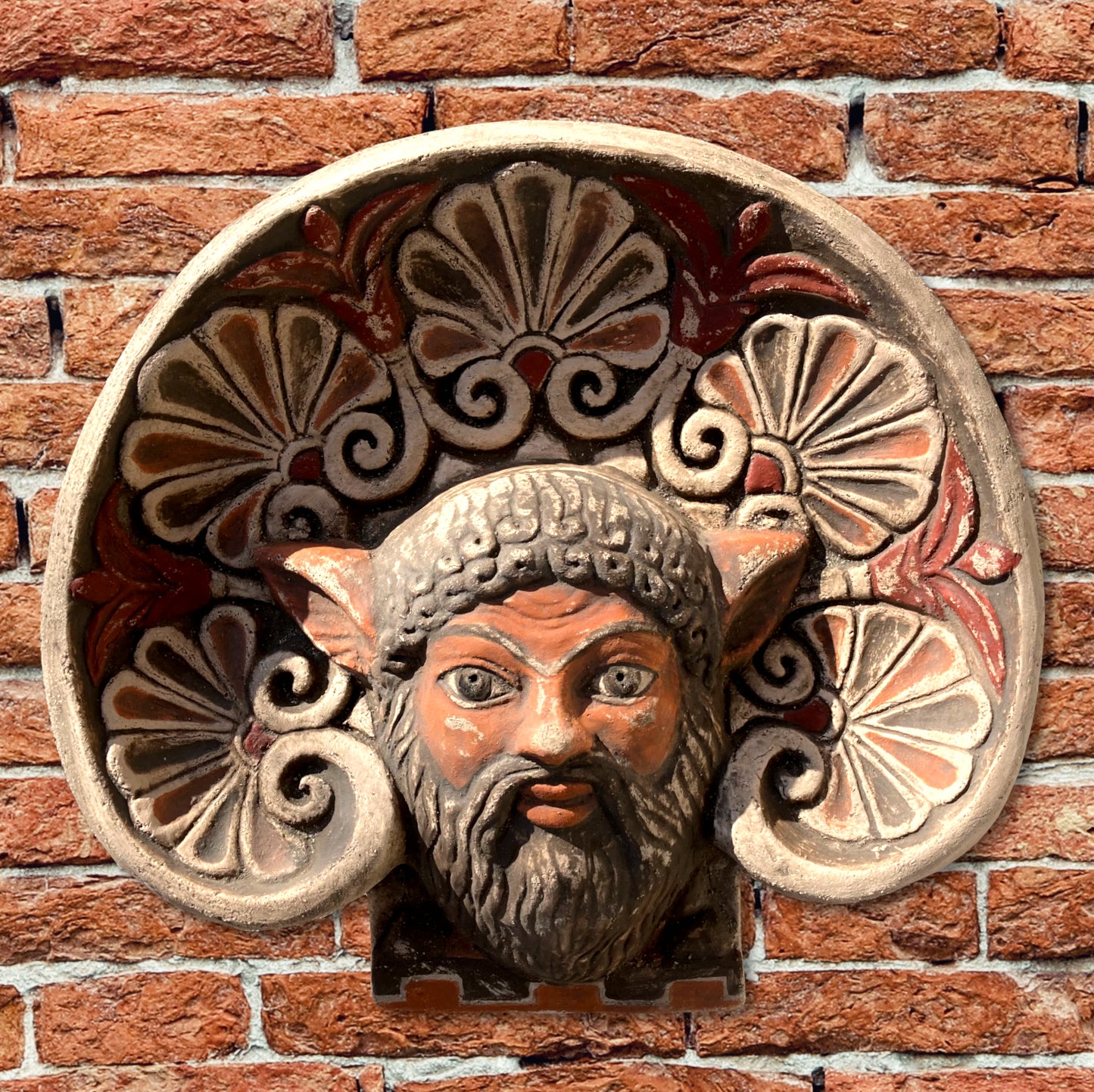Antefissa con testa di Sileno, da Pyrgi