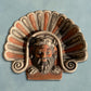 Antefix with Silenus, Painted sculpture