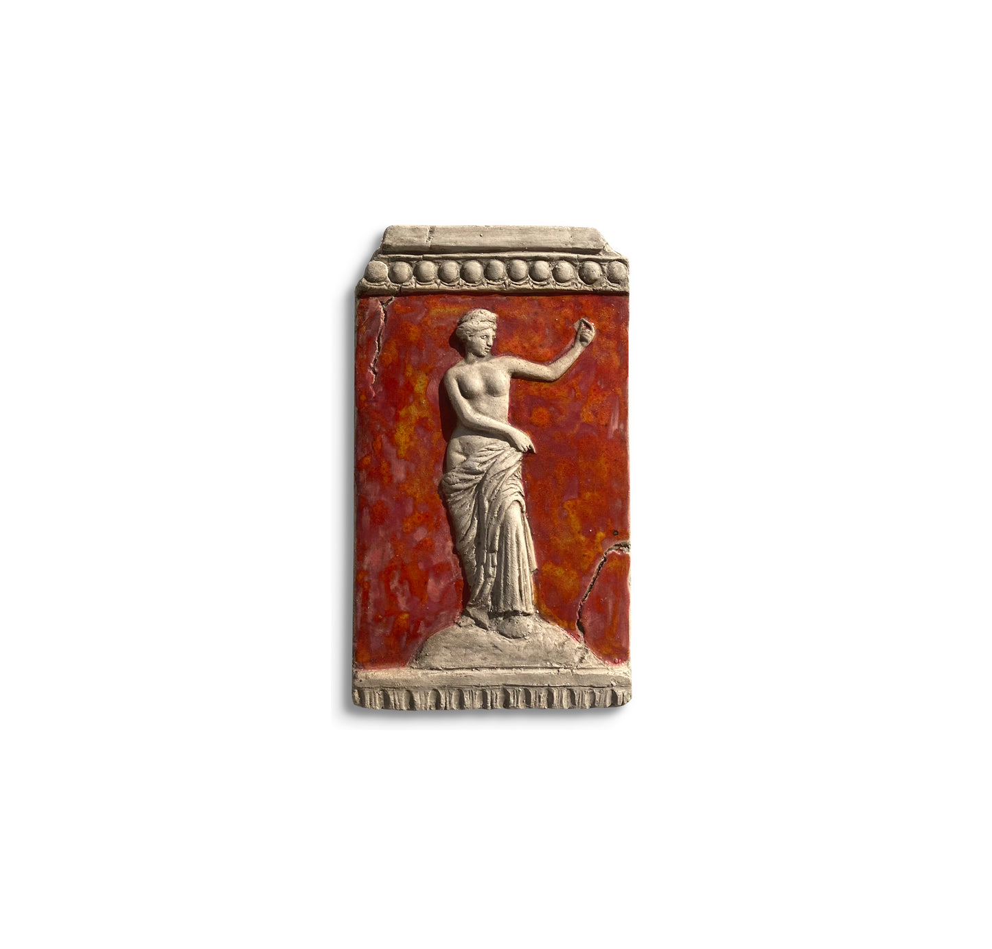 Venere, scultura in ceramica dipinta